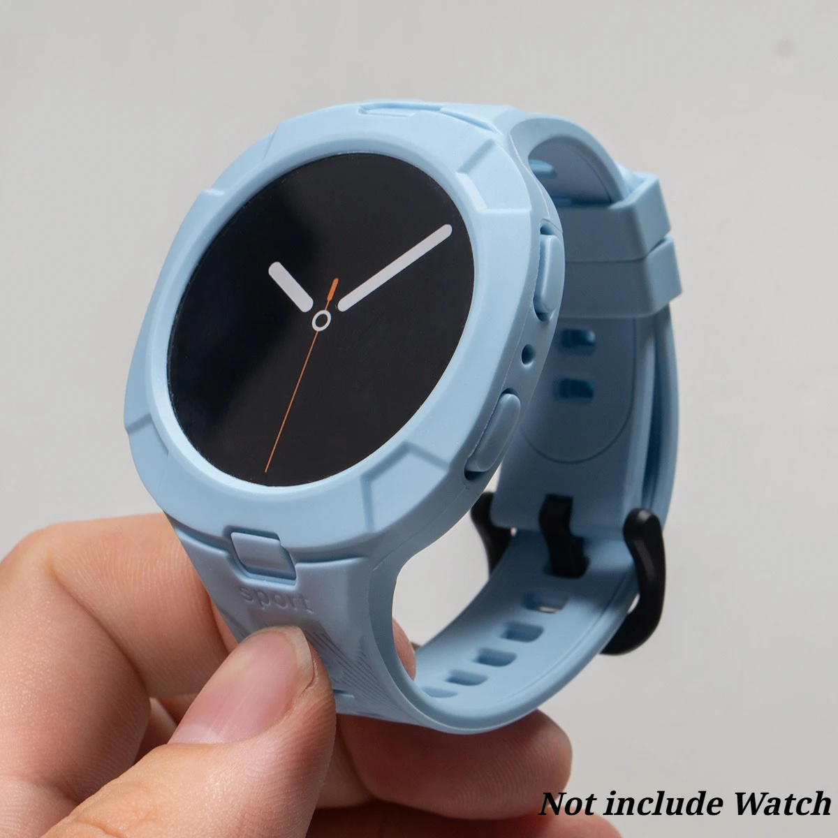Silicone Breathable Replacement Band with Protective Case