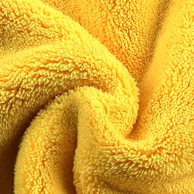 Professzionális Mikroszálas Autómosó Törülköző Vastag Tisztítószekrény Szárító Prémium Abszorbens Tisztítás Dupla Arcú Plüss Törülközők - Image 5