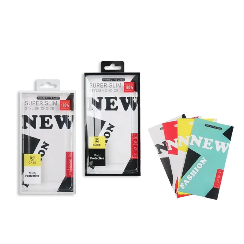 200 Teile/los 8 Stile Blister PVC Kunststoff Klar Einzelhandel Verpackung Paket Box für Klar Handy Fall Abdeckung Großhandel – Detail 1