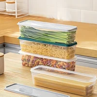 4pcs Refrigerator fresh-keeping box, food grade scallions, cilantro, coriander, whole ginger, garlic, noodles, eggs storage box 2