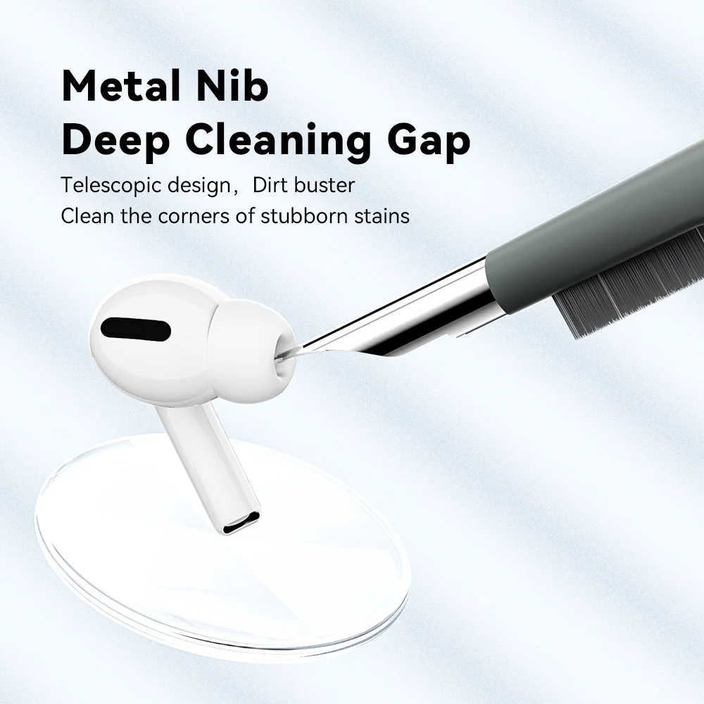 Essager 5-in-1 Cleaning Brush Bluetooth Earphones Cleaning Tool Cleaner Kit for Airpods Pro Earbuds Case Cleaner Kit Clean Brush