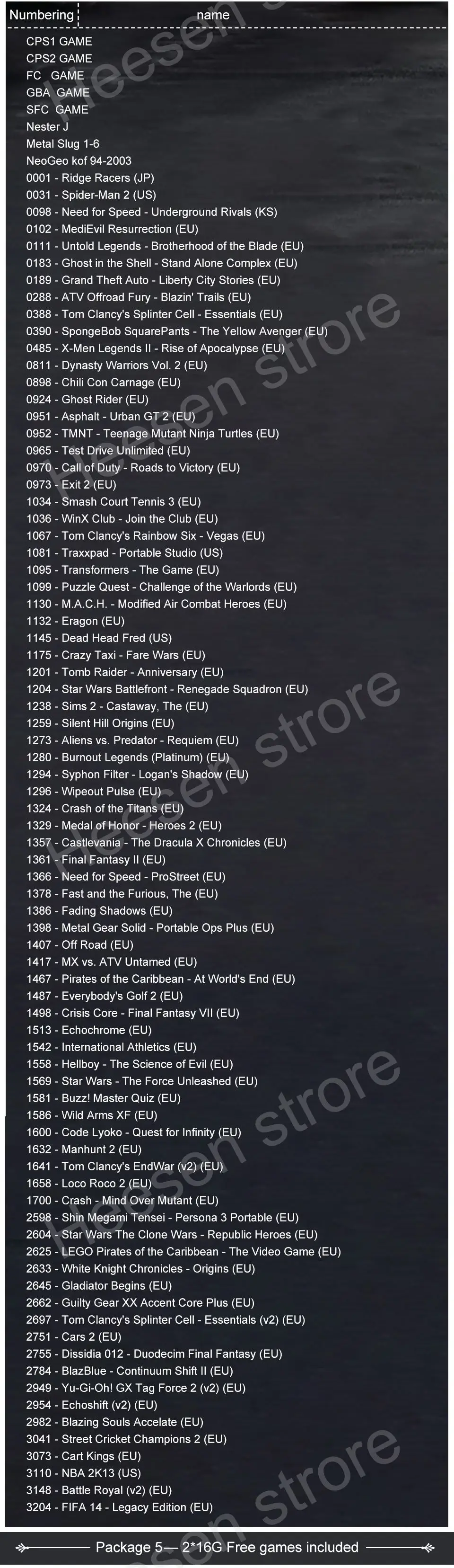 Original PSP refurbished PSP for Sony PSP 1000/3000 PSP-1000 game console 16 32GB 64GB 128GB memory card handheld game console