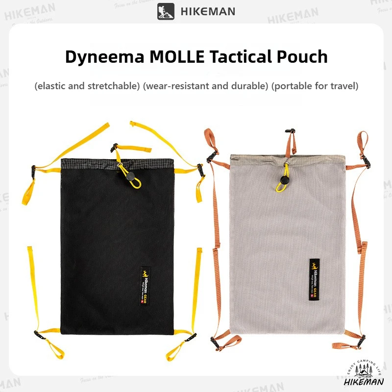 HIKEMAN Dyneema MOLLE Tactical Pouch - Waterproof EDC Organizer for Hiking Backpack Accessories & Outdoor Gear