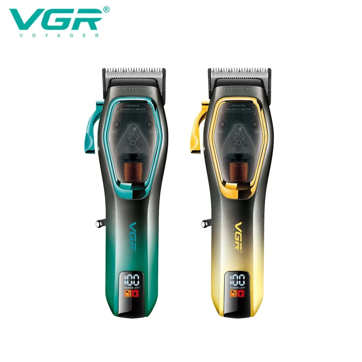 VGR Hair Trimmer Adjustable Haircut Machine Professional Barber Clipper Electric Trimmer Rechargeable Hair for Men V-674