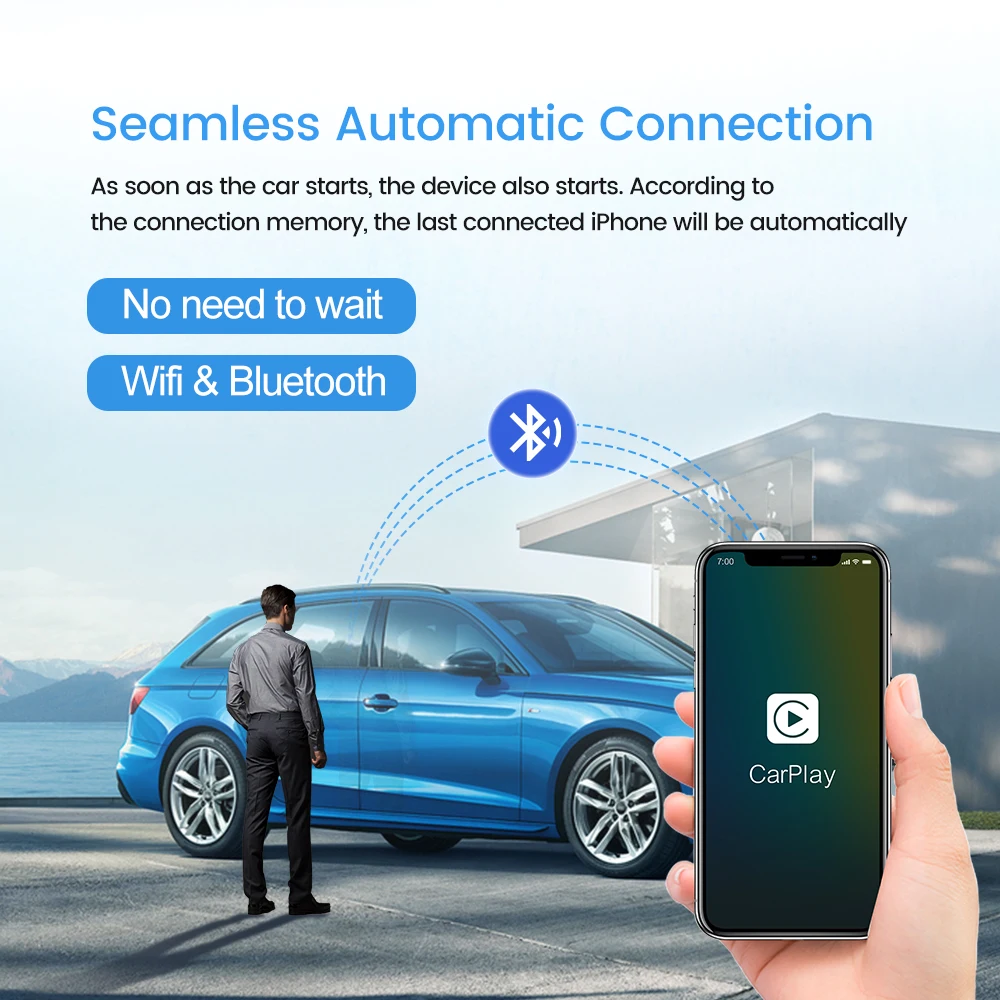 CarlinKit 5.0 4.0 3.0 CarPlay Wireless Dongle Activator Auto-connect For  Audi Porshe Benz VW Volvo Toyota Plug&Play MP4 MP5 Play - AliExpress