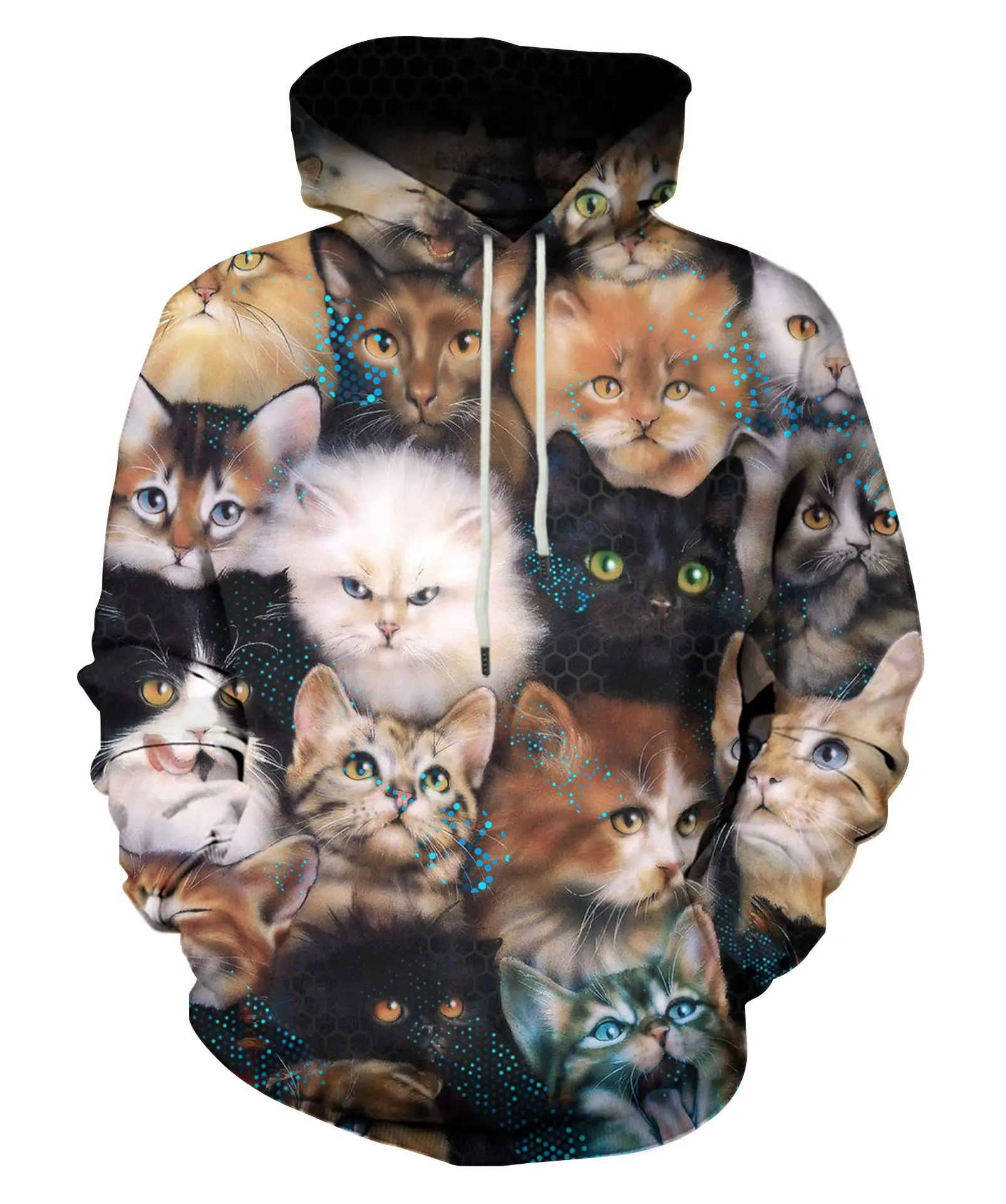 

Hoodies Men's Women's Sweatshirts Unisex Kawaii 3d Cat Printed Hoodie Oversized Winter Pullover Kids Cospaly Oversized Hoodie