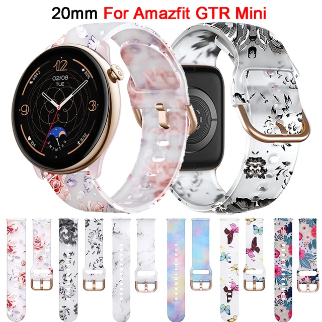 20mm Silicone Strap For Amazfit GTR Mini/42mm Sport Bracelet