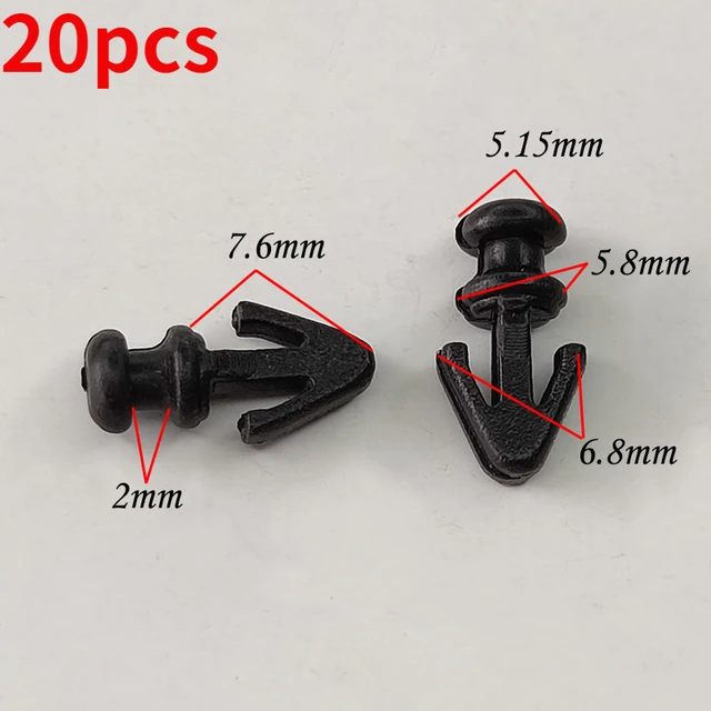20Pcs Door Seal Strips Clips For Ford For Mondeo MK234, Easy