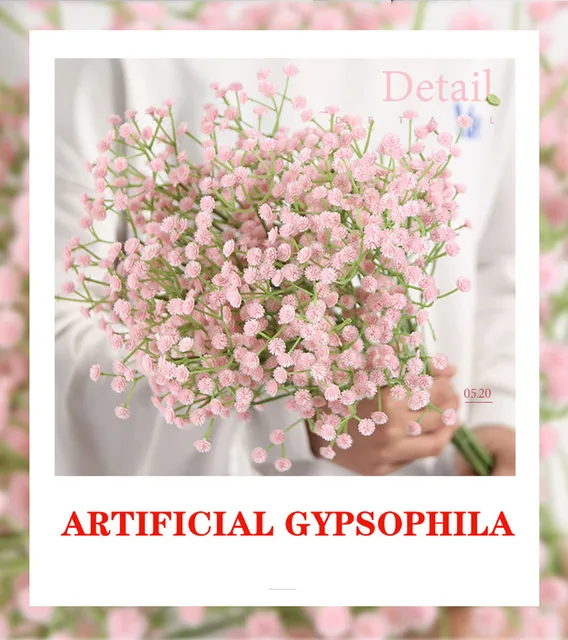 3/5/10pcs Gypsophila Artificial Flowers