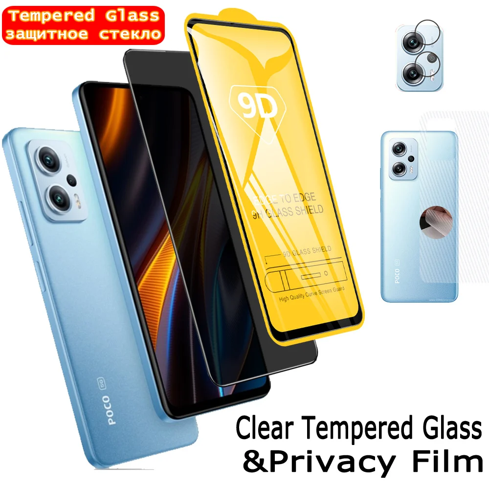 Privacy Film,For Xiaomi Poco X3 Pellicola Protettiva Poco X3 Nfc Vetro Temperato Poco X3 Gt F4 F3 Privacy Vetro Anti-Spia Pocco X3 Pro Pellicola Telef