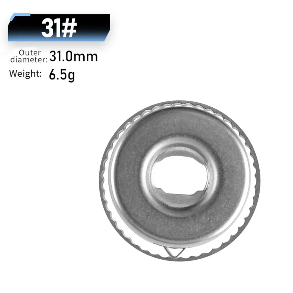 Baitcasting Reel Unloading Alarm Shim 39.4/38.7/35.6/34.2/33.3/32.7/31mm Stainless Steel Sounder For DAIWA For BANTAM Parts