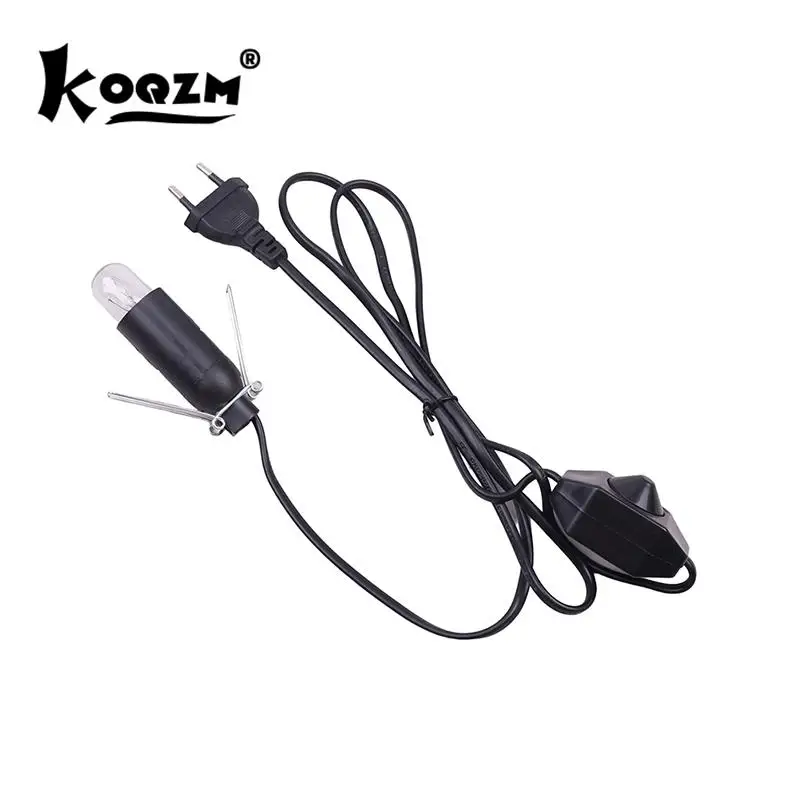 Power Cord Cable with Dimmer ON OFF Switch Metal Clip E14 E12 Base Hanglamp Holder Socket Plug 1.5m for Salt Rock Lava Lamp