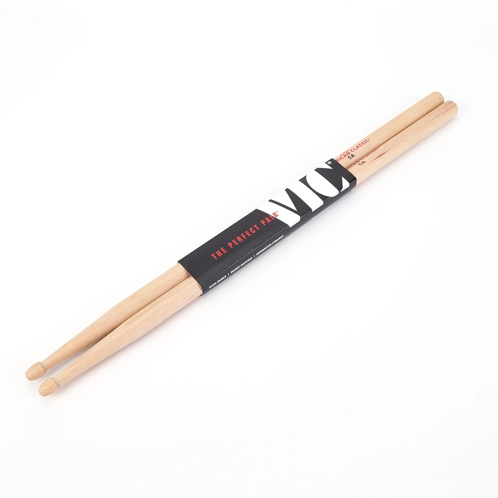 12/2PCS Drumsticks 5A Drum Sticks Consistent Weight&Pitch Jazz Drum Mallets American Hickory Drumsticks Percussion Accessories