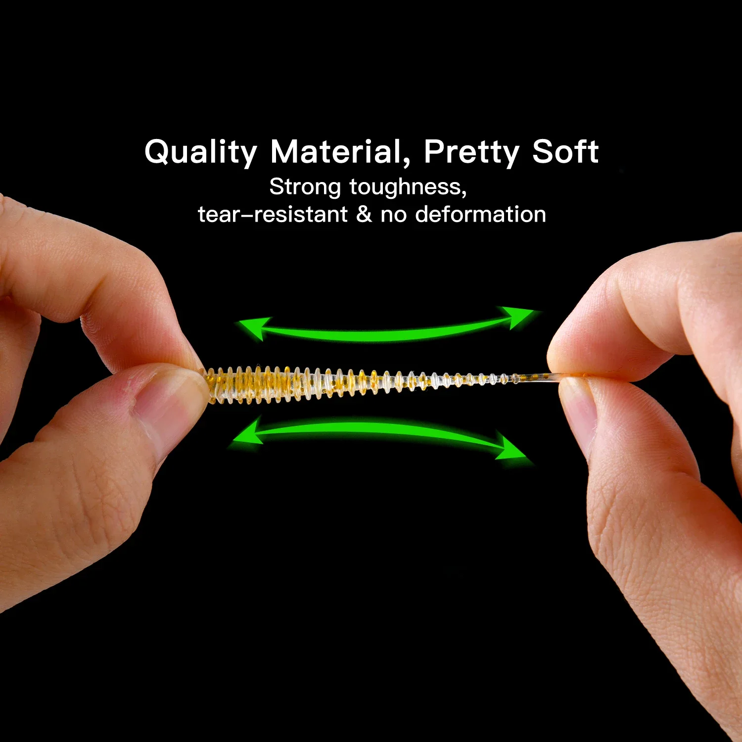 40pcs/lot Soft Fishing Lure Kit 5cm 0.7g Jig Head Hook 3.2cm 3.5g Fishing Hooks with Tackle Box fishing lure