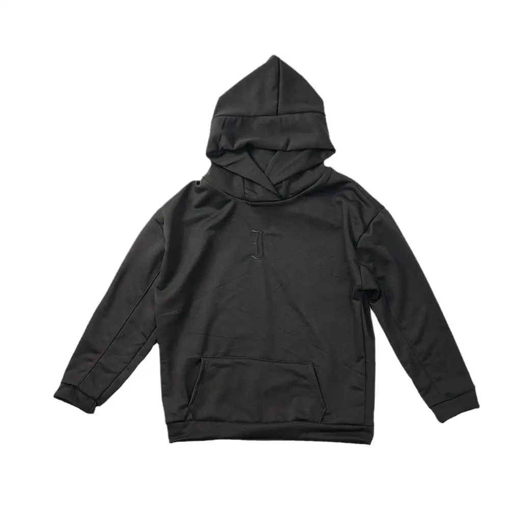 Description Picture 3 of itemAutumn Winter Turtleneck Hoodie Solid Color Hooded Long Sleeve Hip Hop Streetwear Male Punk Style Sweatshirt Unisex Tops