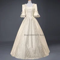 Women Medieval Renaissance Formal Ball Party Maxi Long Dress Palace Halloween Cosplay Dresses Costume Victorian Vestidos Femme 1