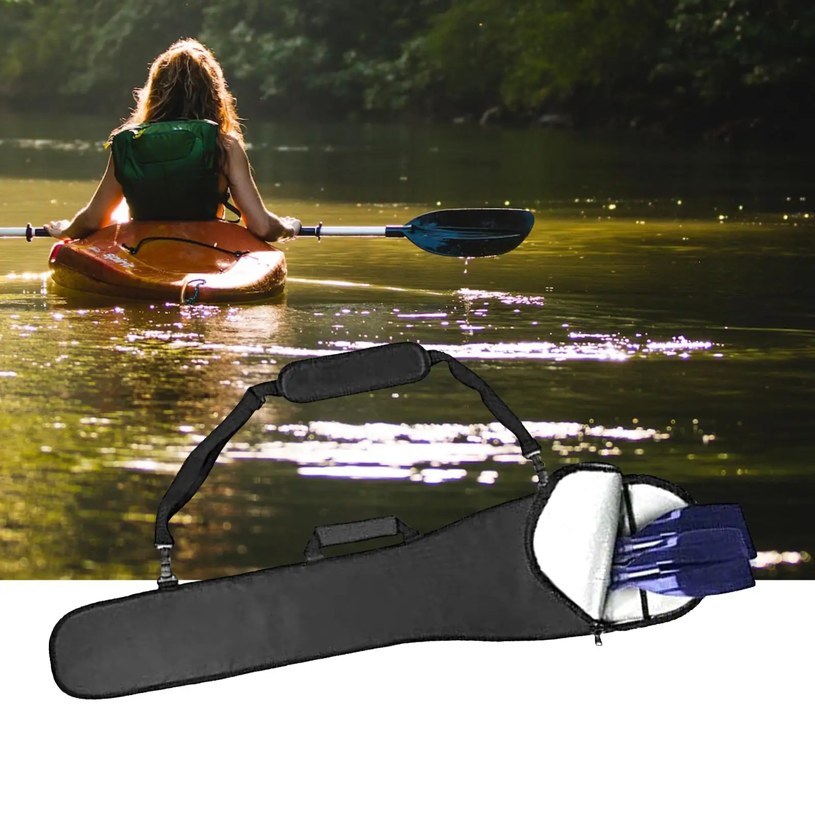 Durable Paddle Bag Oxford Fabric Split Shaft Paddles Cover Pouch Protect Your Paddle Tote Boat Storage Bag For Boat Canoe