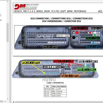 Bench Pin Outs Ecu Software Boot PinOuts Connection Repair Files ...