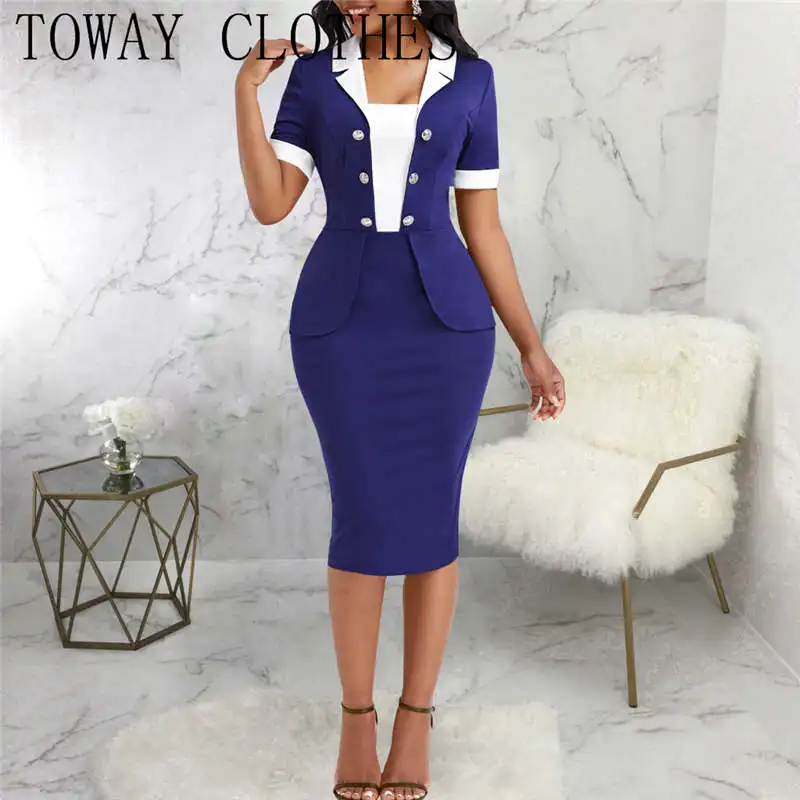 

Dress For Women Autumn Baroque Geometric Print Long Sleeve Work Dress