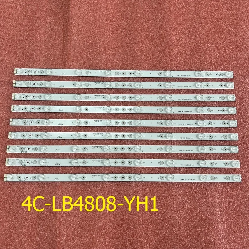 

Kit 9pcs LED bar For TCL L48F3390A L48F3320-3D LED48C910DJ L48F3310-3D LVF480SDAL 4C-LB4808-YH1 48D3506V2W8C1B53417M