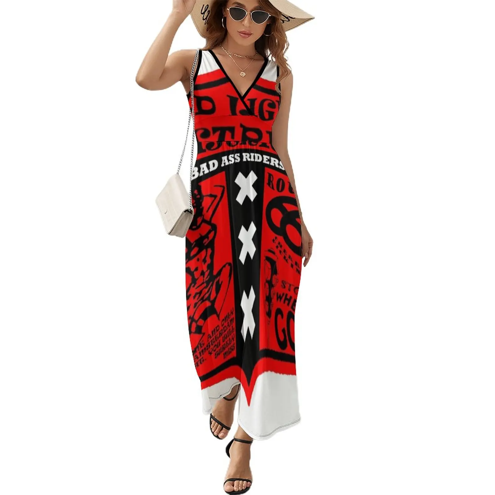 

Top Seller: Red Light District Amsterdam Sleeveless Dress sexy dress for women Women's skirt