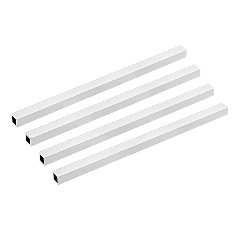 Rectangular Aluminum Tube Profile 10x10mm 20x20mm 30x40mm Aluminium Alloy Square Pipe Complete Specifications Widely Used aluminium tube
