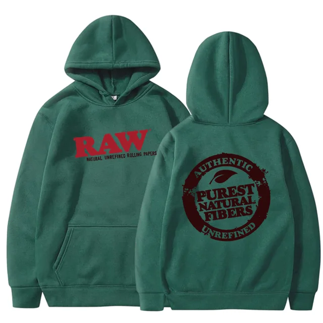 thumbnail image 1 of RAW-Sudadera con capucha para hombre y mujer, suéter de lana Polar con capucha, estilo Harajuku, Hip Hop, informal, de alta calidad, 1 of 3
