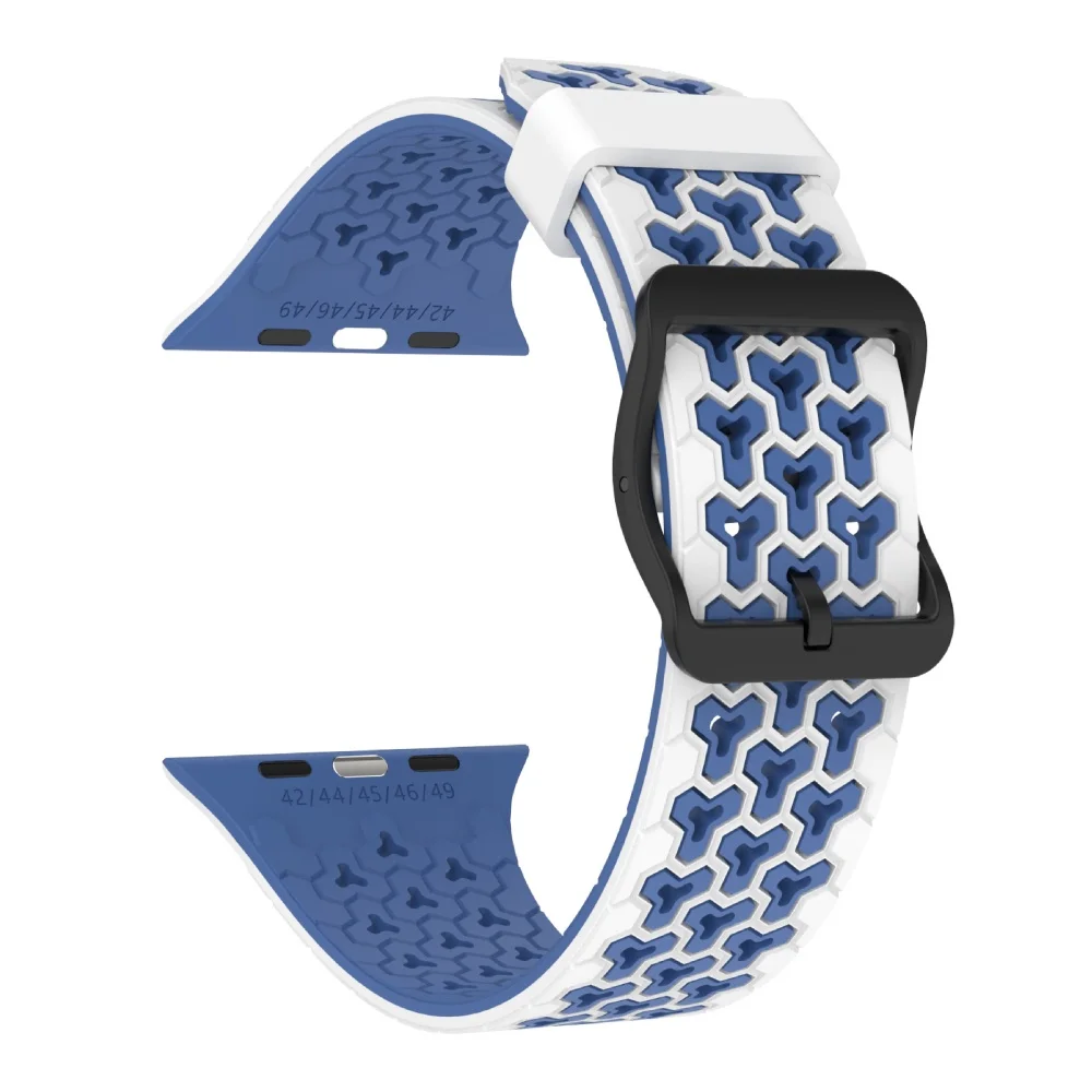 Breathable Silicone Two-Tone Adjustable Sport Band