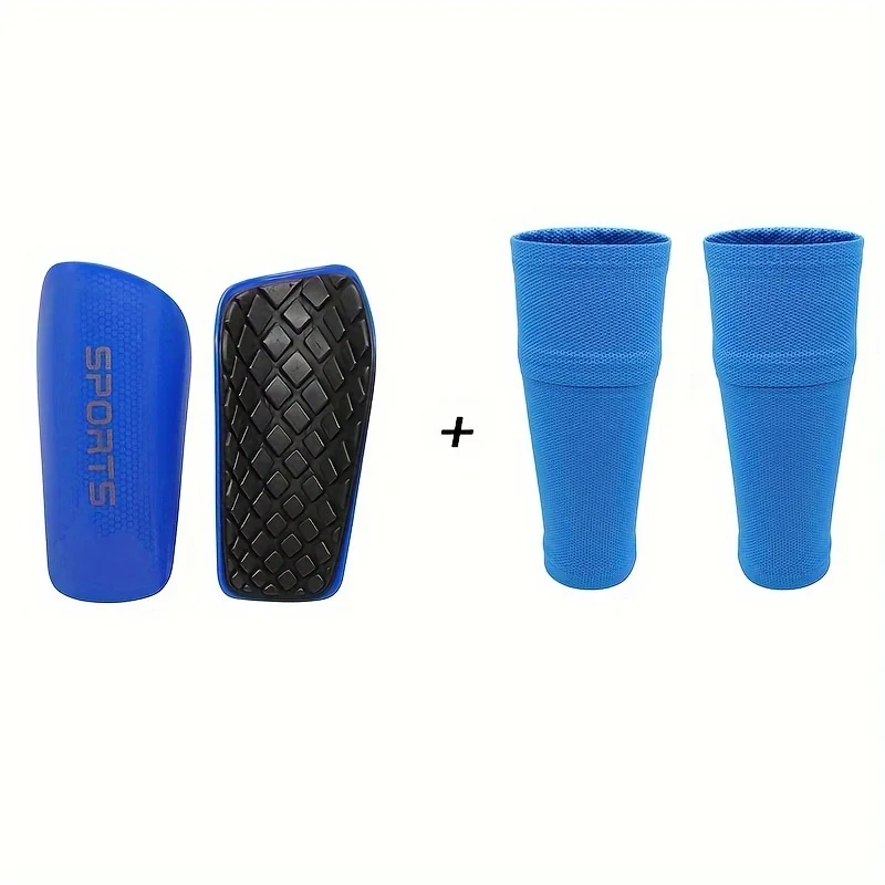 All-In-One Unisex Soccer Protective Gear Set: Breathable, Elastic Shin Guards with Leg Covers