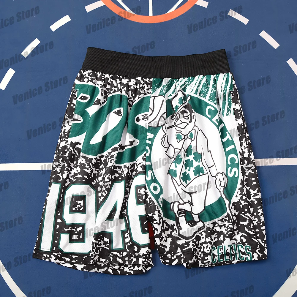 2024 Summer Men Chicago Basketball Short Pocket Breathable Loose Comfortable Outdoor Basketball Sport Bull Jersey Short Kid Kit