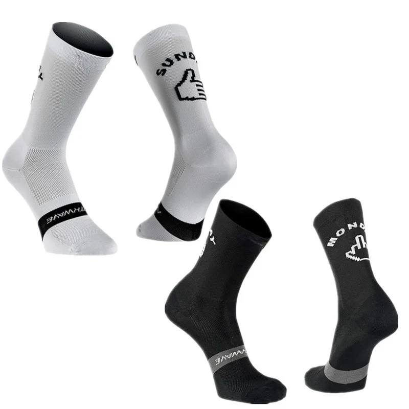 

Cycling Funny Road Sunday 2023 socks Breathable New Bicycle Monday Socks Men women Thumb Middle Finger Sports Racing Running soc