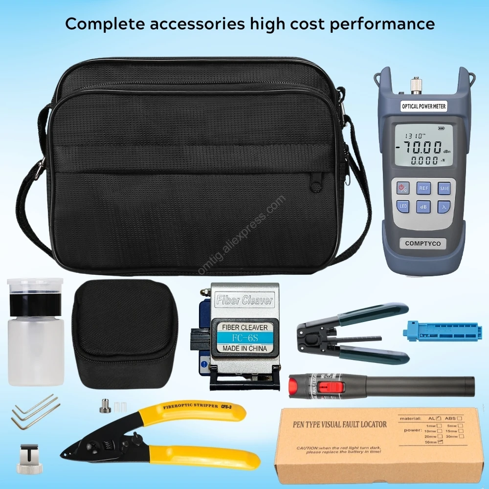 19-in-1 Fiber Optic Tool Kit, 6-in-1 Fiber Optic Tool Kit, Support Multiple Options, Free Shipping