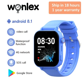 Wonlex KT36 Smartwatch Kids Google Store APP Download GPS WiFi Tracker Video Call SOS Alert Drink Reminder Smart Watch Children 1