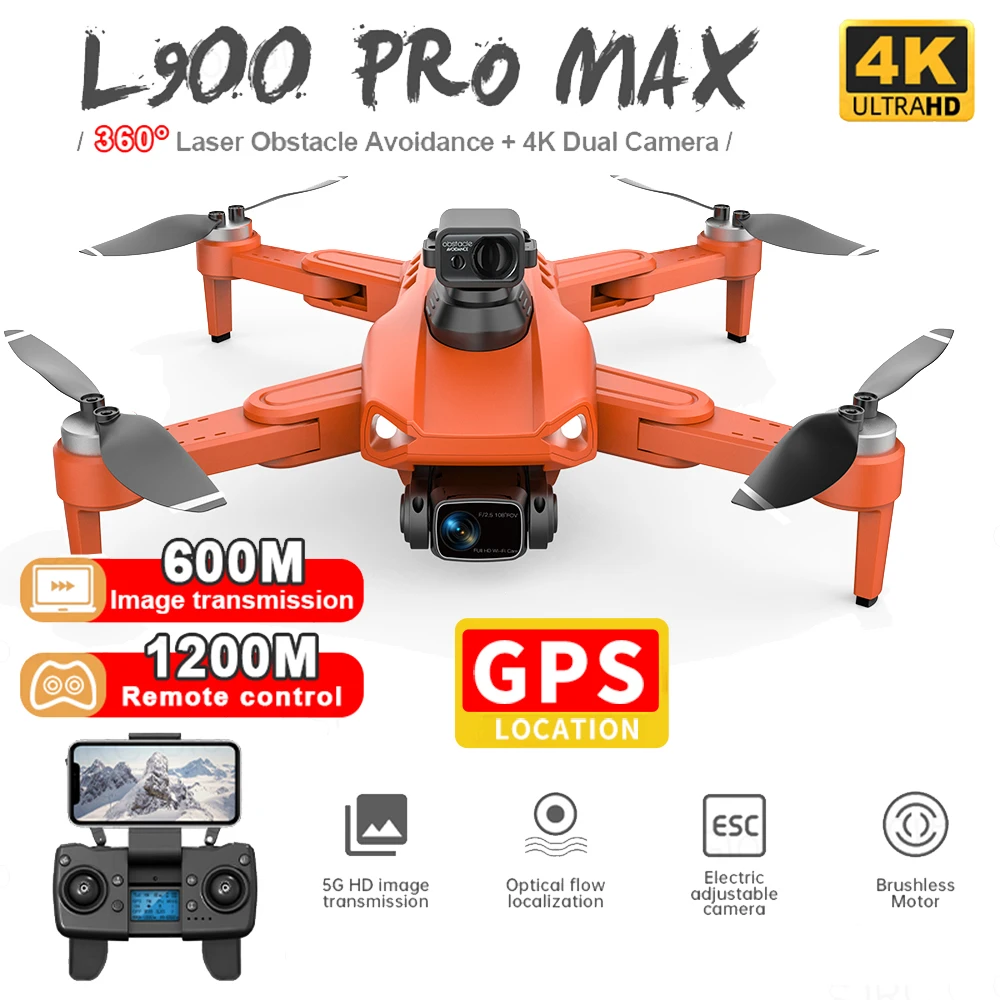 L900 Pro SE Drones with Camera HD 4k GPS FPV 28min Flight Time GPS Brushless Motor Quadcopter Distance 1.2km remote control drone