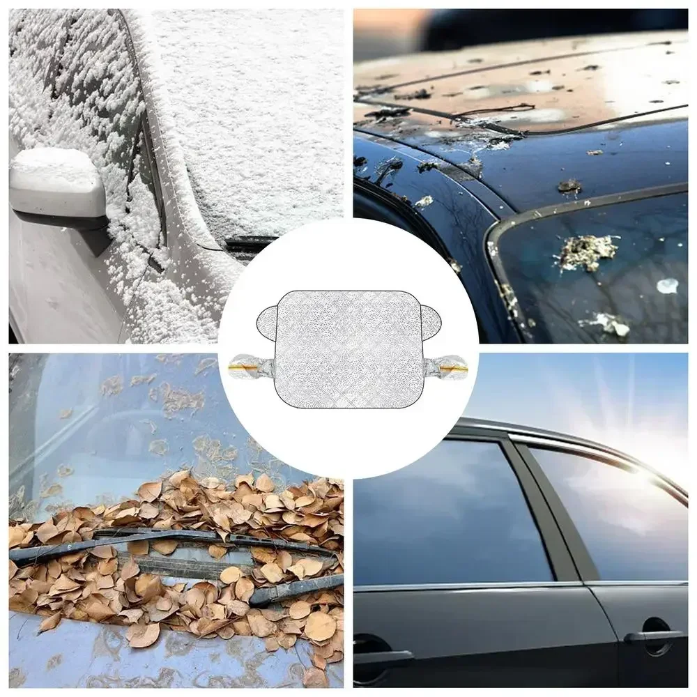 Universal Auto Frontscheibe Abdeckung Automobil Sonnenschirm Abdeckung Winter Eis Frost Schutz Sonnenschutz Schutz Außen Abdeckung Amagi – Detail 2