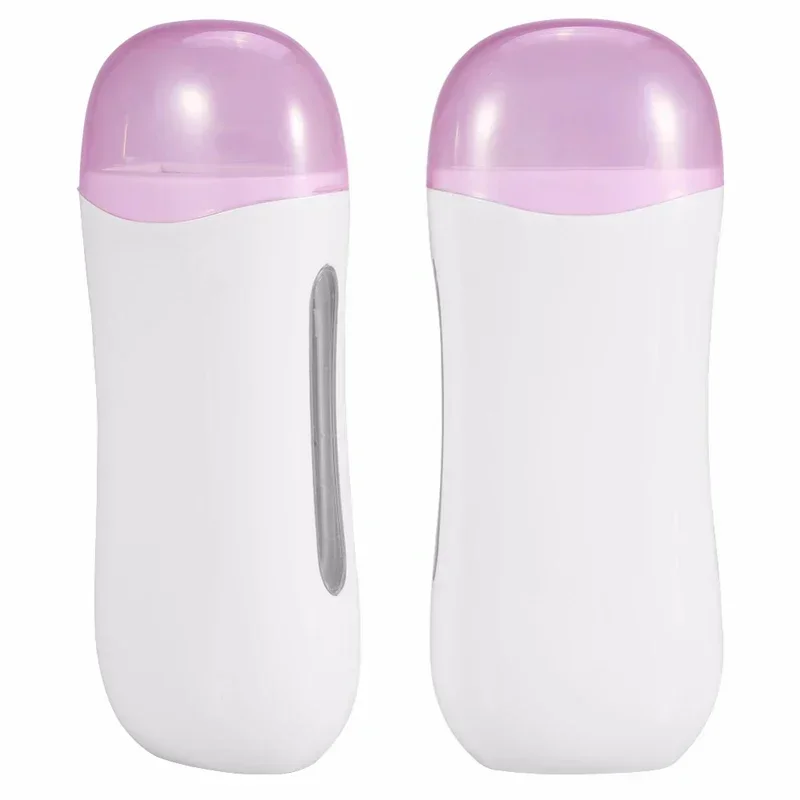 Electric Double Wax Heater Epilator Cartridge Wax Roller Base Roll On Waxing Refillable Hair Removal Machine Depilatory 2 in 1 2