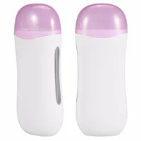 Electric Double Wax Heater Epilator Cartridge Wax Roller Base Roll On Waxing Refillable Hair Removal Machine Depilatory 2 in 1 2