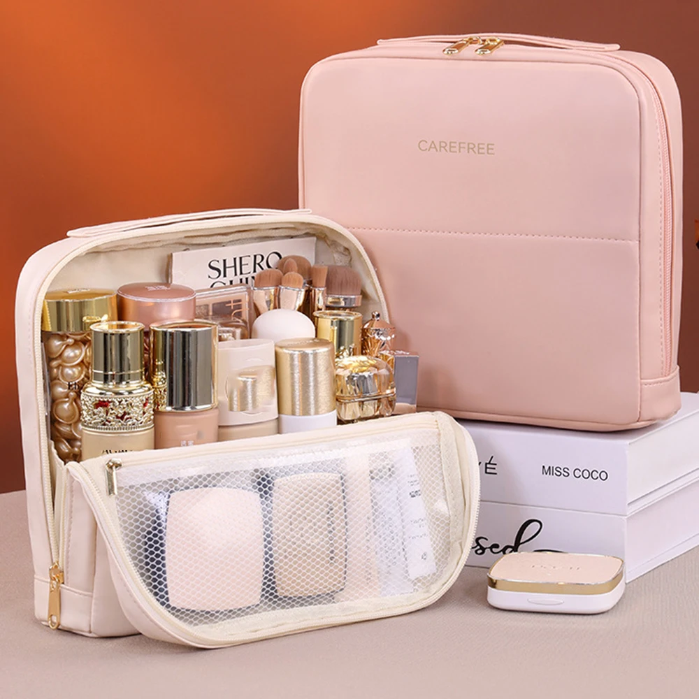 Spacious Cosmetics Organizer and Travel Makeup Bag