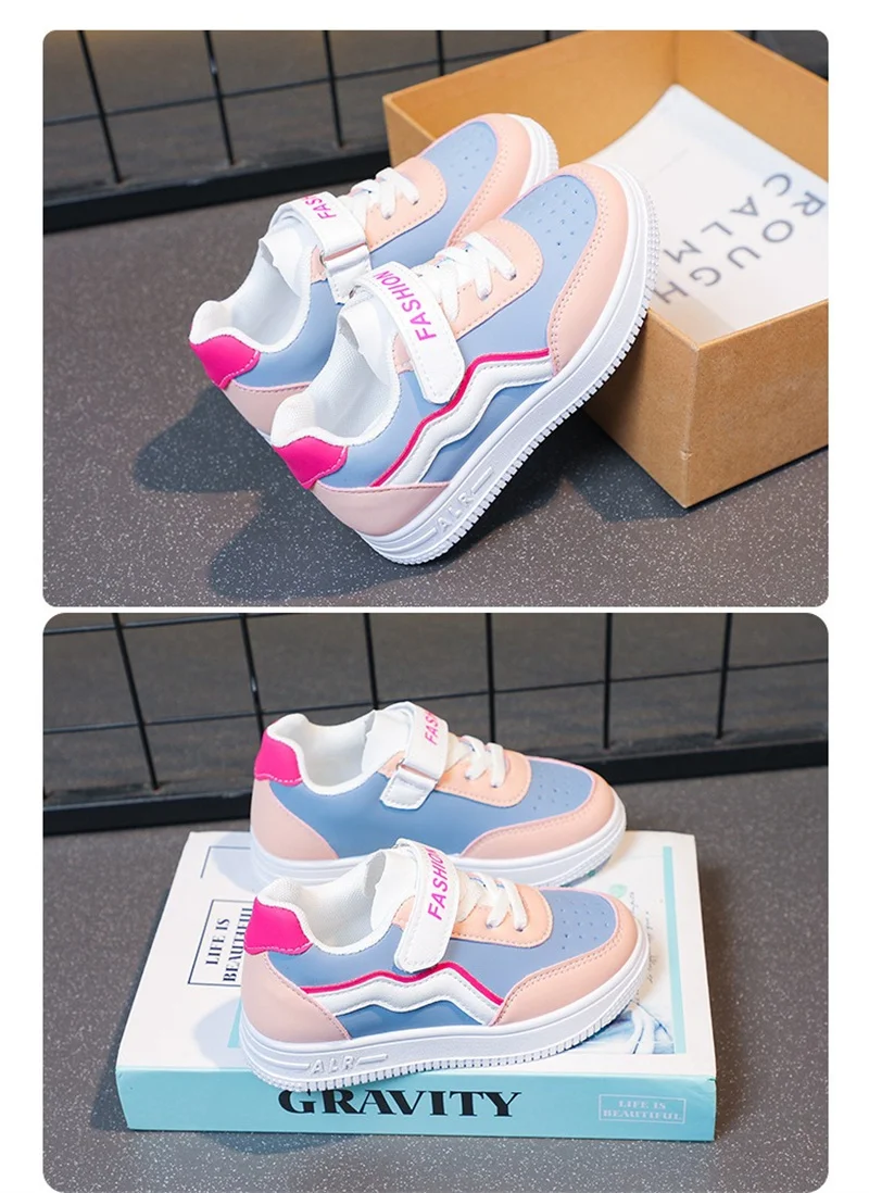 Size 26-37 Autumn Casual Platform Sneakers for Girls Minimalist Non-Slip Soft Sole Athletic Shoes Big Kids Walking Shoes S18e7936142ed48be9ddaf028cf3e6dbcZ