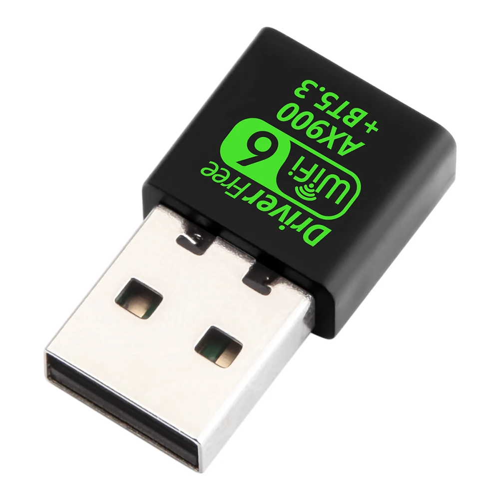 USB WiFi 6 블루투스 호환 5.3 어댑터 2in1 동글 900Mbps 무선 네트워크 카드 PC/노트북/데스크탑용 듀얼 밴드 2.4/5.8GHz