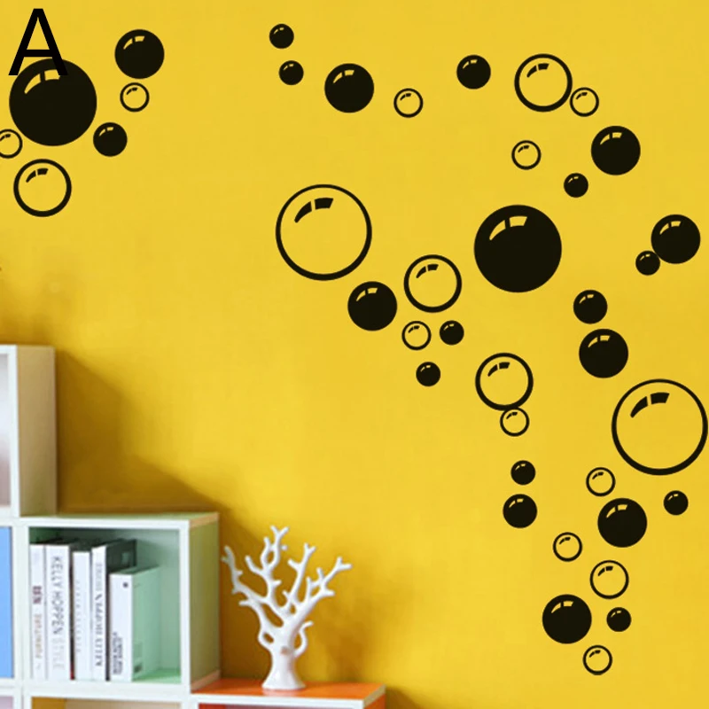 PVCCircleWallStickersBubblesWallDecalsforKidsRoomHomeDecor