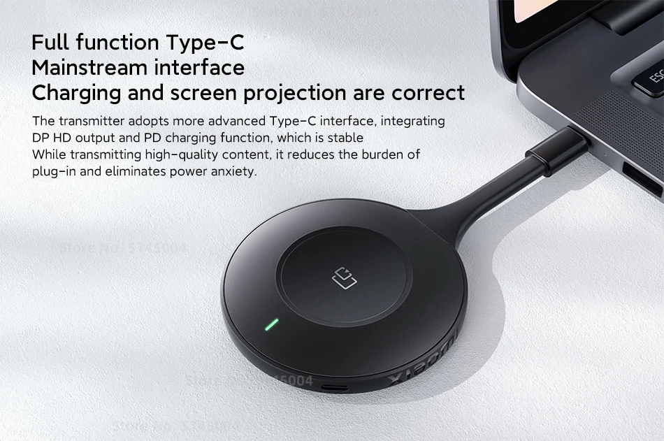 XIAOMI 4K Wireless Casting Adapter Paipai Screen Projection TV Stick 5G Transmitter Receiver Full HD 4K Wireless Display Dongle