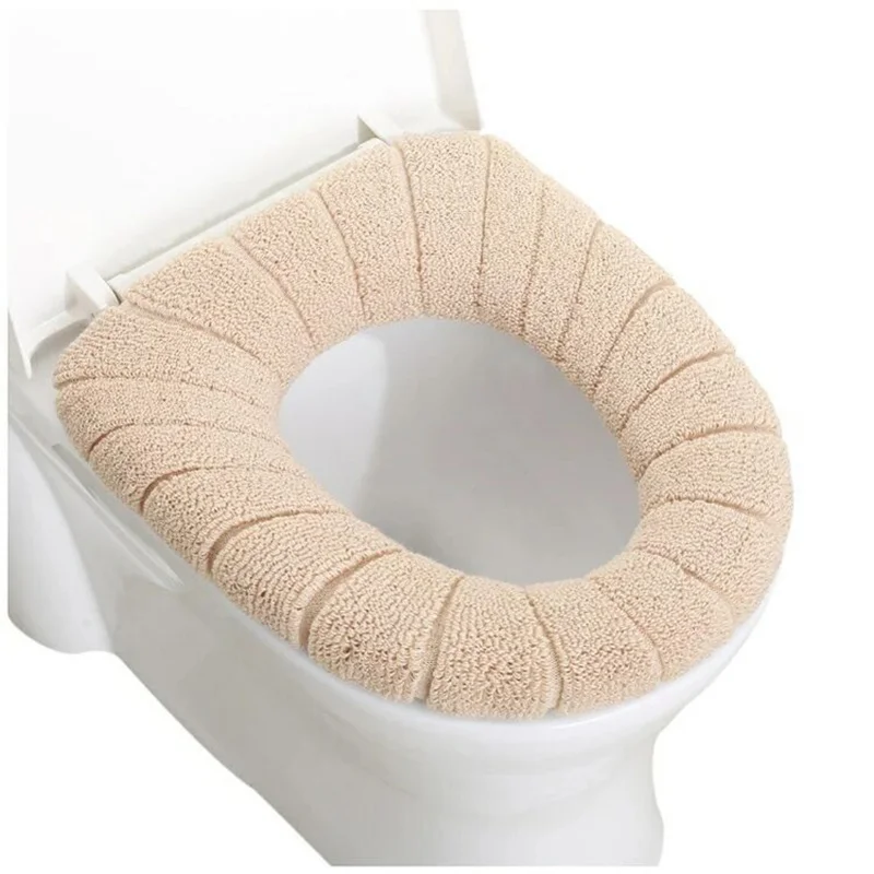 Universal Four Seasons Thickened Househol Soft Mat Autumn Winter Toilet Cover Toilet Seat Cushion Thick Washable Warm Pads 30cm Toilet Seat Cover Toilet Seat Accessories