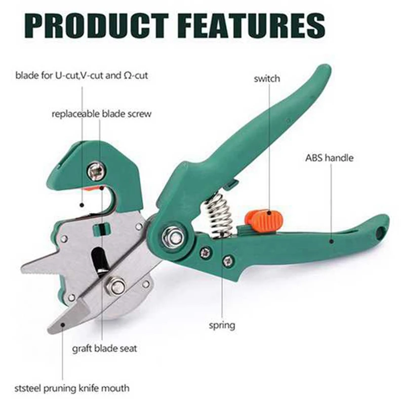 Grafting Pruner Garden Grafting Tool Professional Branch Cutter Secateur Pruning Plant Shears Boxes Durable Easy Install 2