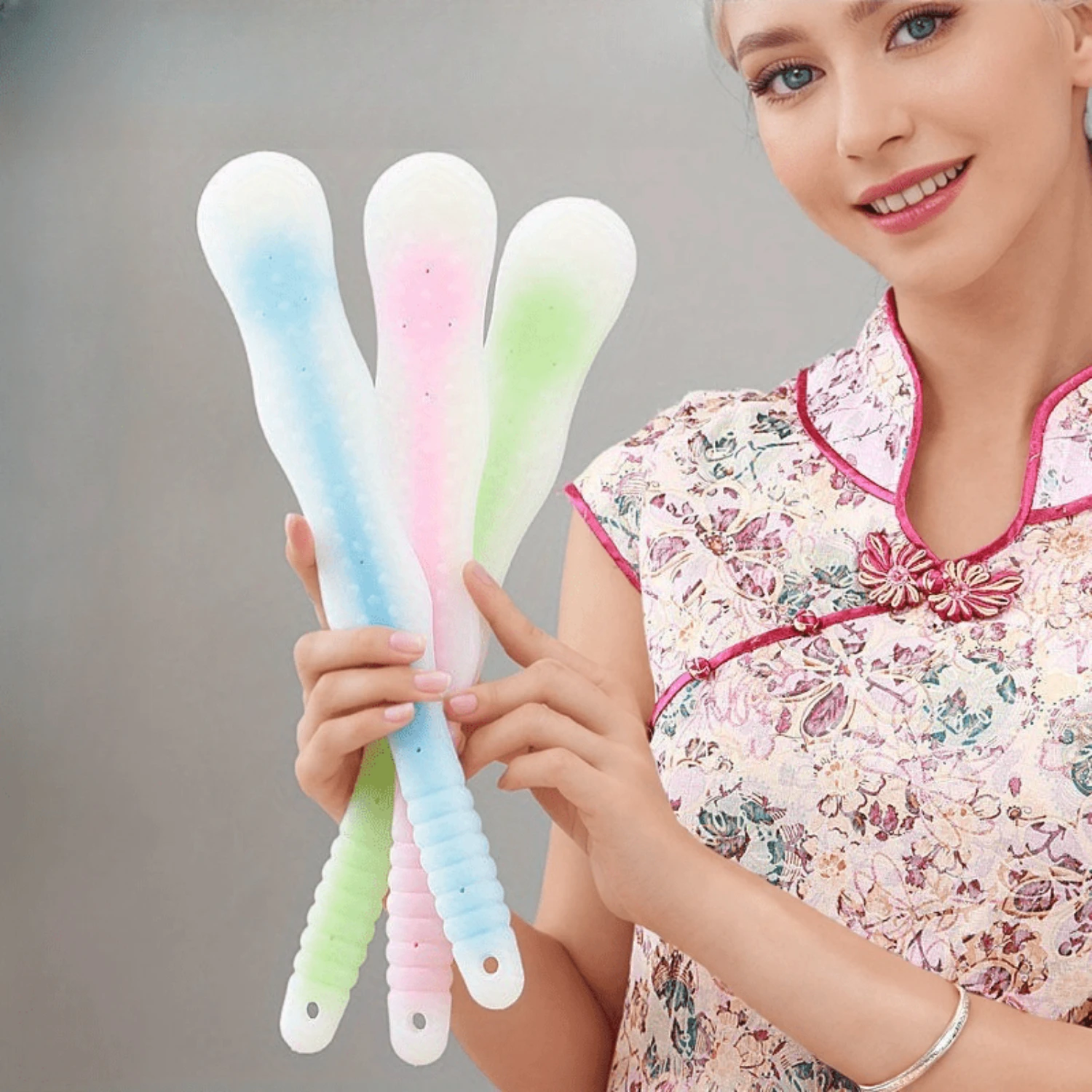 Extend The Soft Patting Board, Silicone Meridian Beating Special Gallbladder Stick, Fitness Beating Back Massage Hammer Shoulder