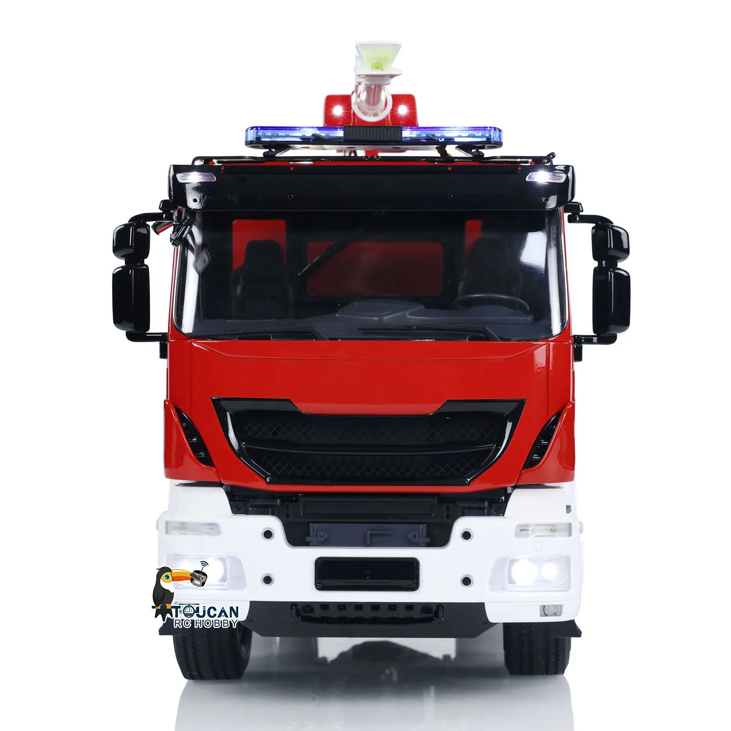 1/14 RTR RC 소방차 4x2 구조 소방차량 2단 변속기 라이트 사운드 도색 완료 무선 조종 자동차 THZH2025