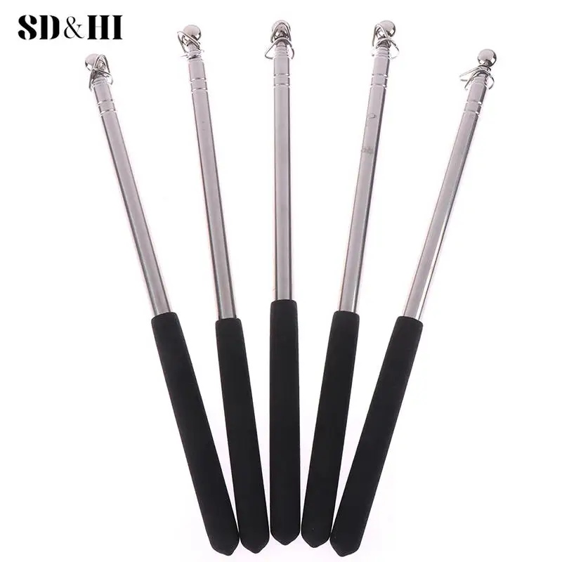 

Professional touch 1meter head telescopic flagpole stainless professor pointer