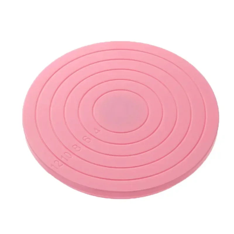 Clay Sculpture Plastic Turntable Rotation Plate Pottery Wheels DIY Decorating Rotating Accessories Diameter 14cm pottery wheel ceramic tools