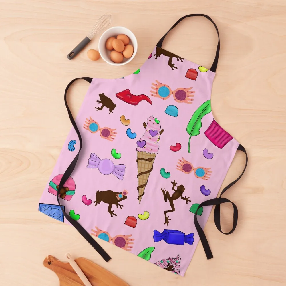 

every flavor candy Apron custom women's kitchen professional hairdressing Apron