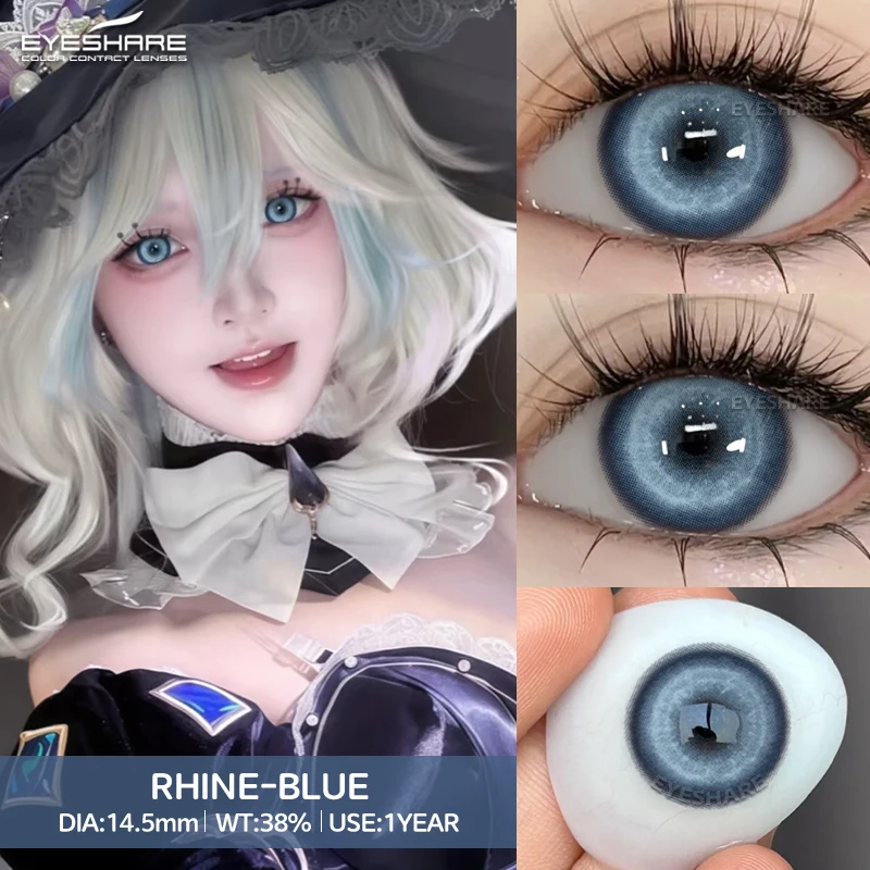 Vibrant Anime Cosplay Color Contact Lenses for Halloween Makeup – Fast Shipping